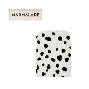 new Marmalade-brand Kids' 100% Cotton 6.5" x 8" Wash Mitt with Black White Dots